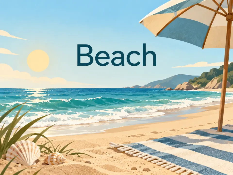 Illustration: Beach
