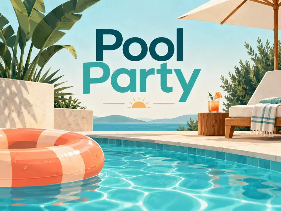 Illustration: Pool party